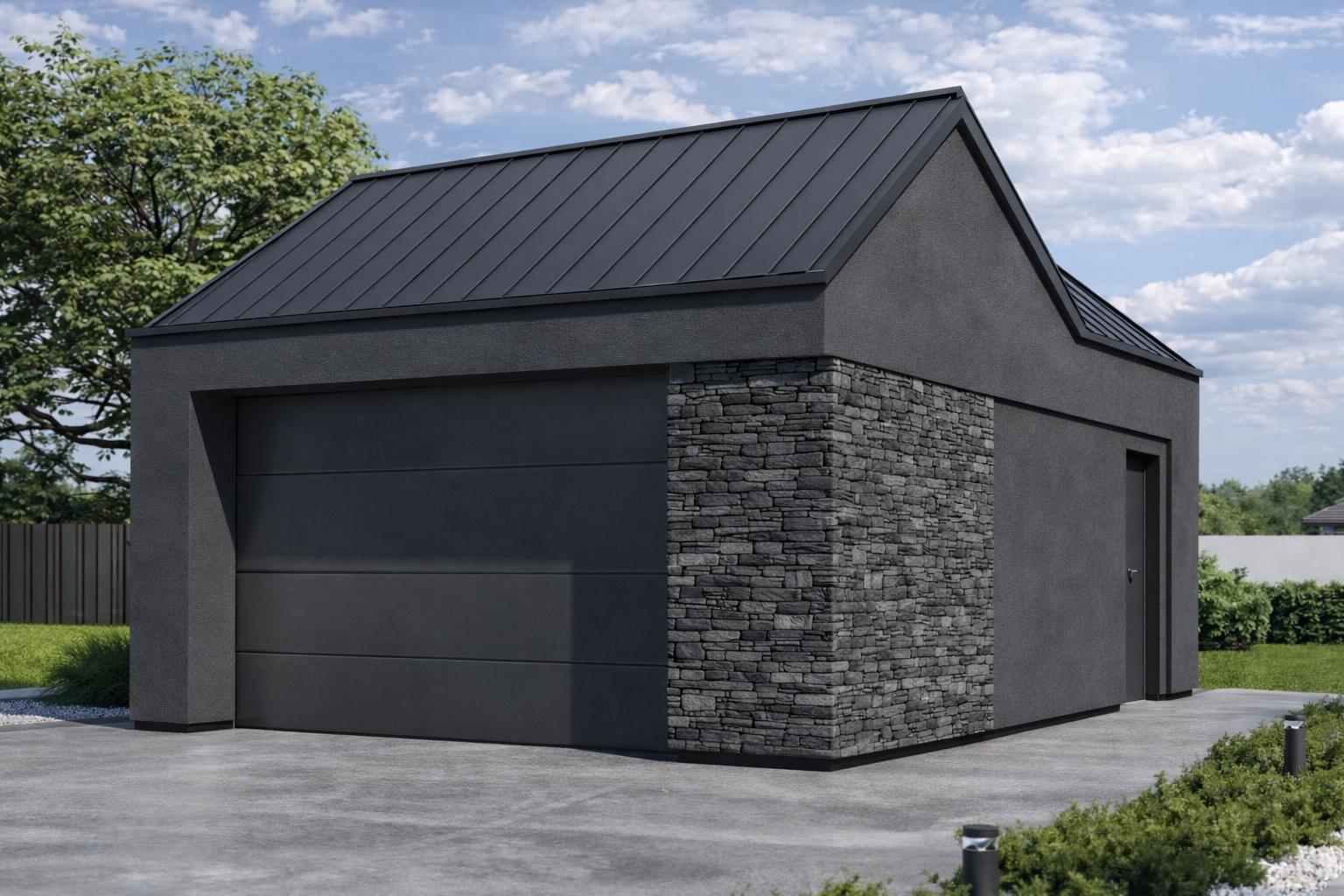 Nowoczesny dom modułowy EcoGarage